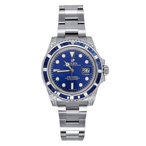 rolex submariner gold diamond bezel|aftermarket rolex bezel.